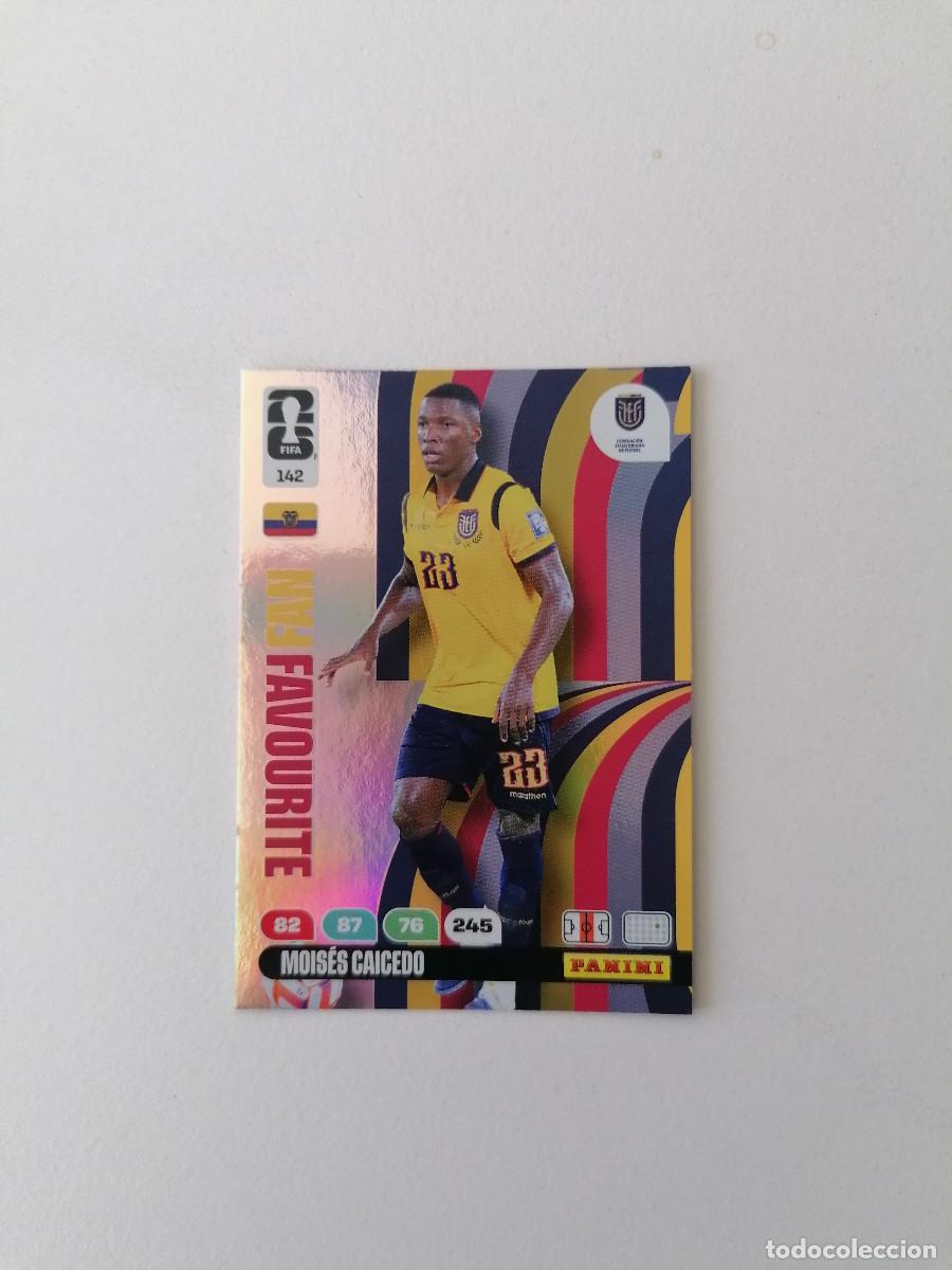 Cromos de F&uacute;tbol: 142 CAICEDO Fan Favourite World Cup 2026 Adrenalyn XL Panini