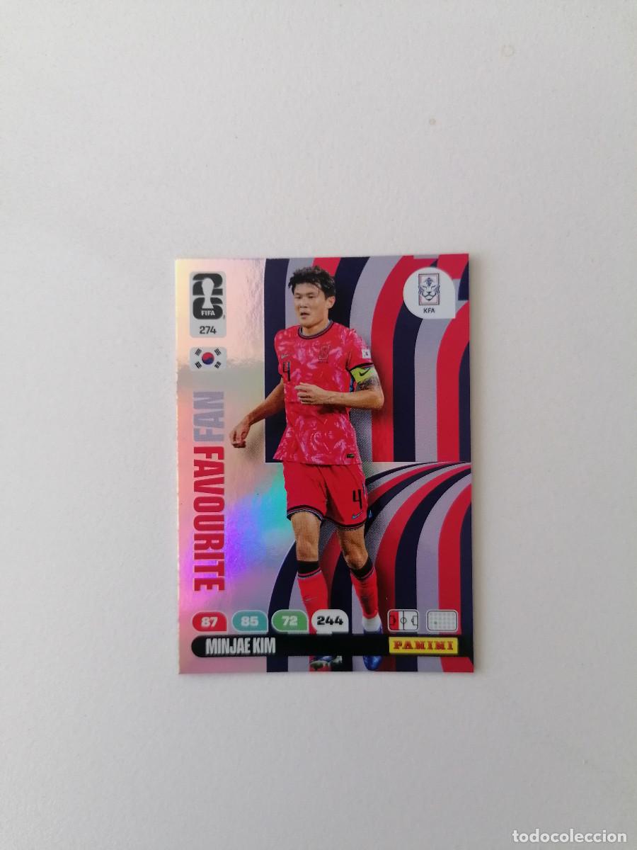 Cromos de F&uacute;tbol: 274 MINJAE KIM Fan Favourite World Cup 2026 Adrenalyn XL Panini