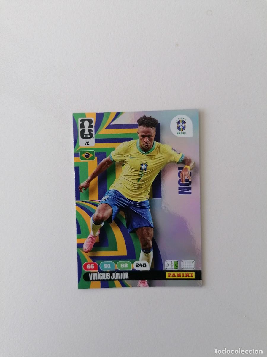 Cromos de F&uacute;tbol: 72 VINICIUS Icon World Cup 2026 Adrenalyn XL Panini