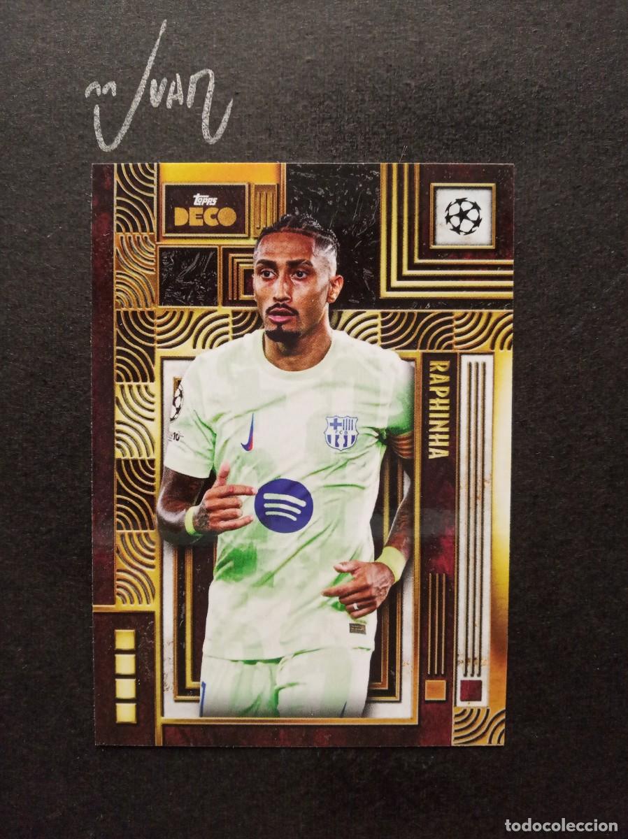 Cromos de F&uacute;tbol: CURRENT STARS RAPHINHA BARCELONA BRASIL ⚽ TOPPS &reg; DECO UEFA CLUB COMPETITIONS 2025 2026 25 26 NUEVO