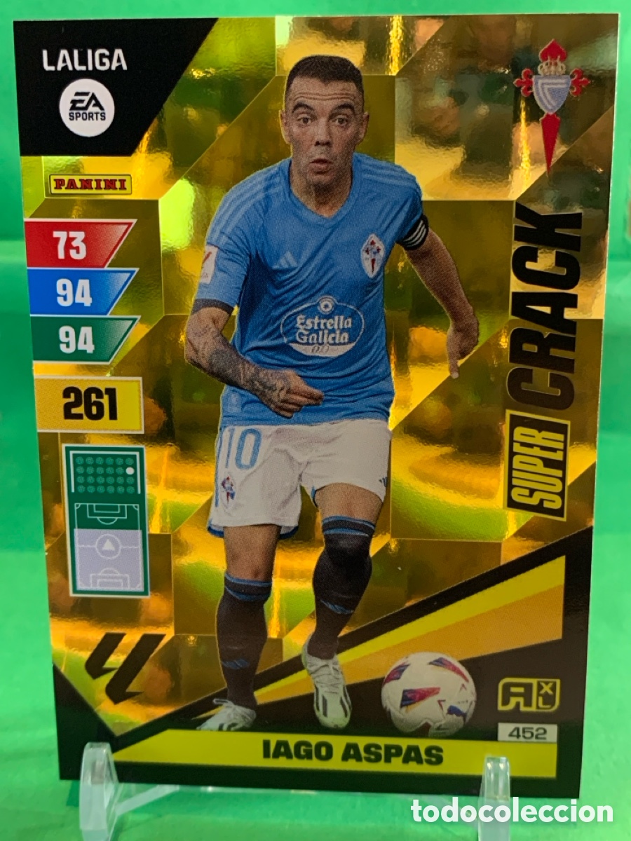 Cartes &agrave; collectionner de Football: 452 Iago Aspas RC Celta Super Crack ADRENALYN XL LIGA 2023/2024 23 24 PANINI