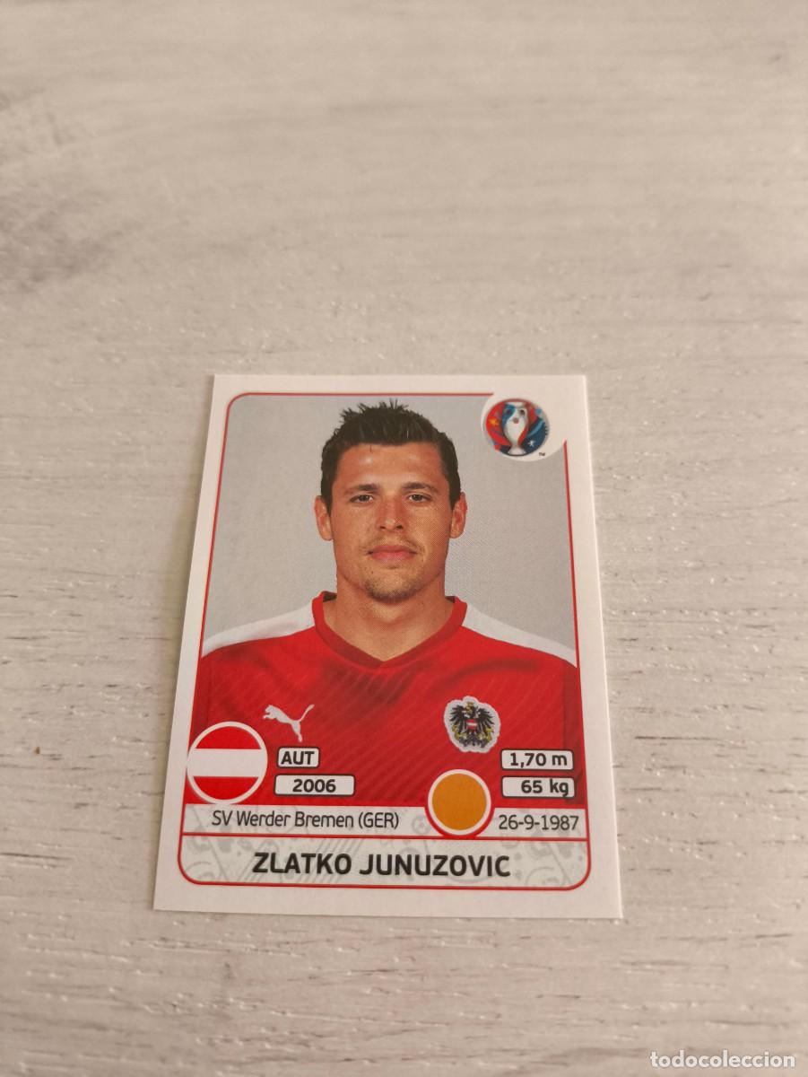 Football Stickers: 642 Zlatko Junuzovic AUSTRIA PANINI EUROCOPA EURO FRANCIA 2016 NO LIGA ESTE