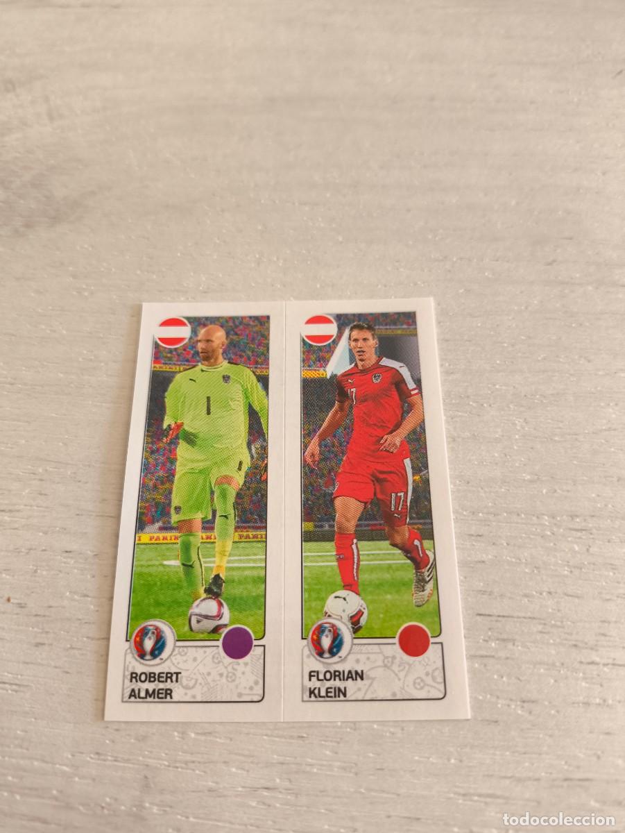 Football Stickers: 650 Robert Almer / Florian Klein AUSTRIA PANINI EUROCOPA EURO FRANCIA 2016 NO LIGA ESTE