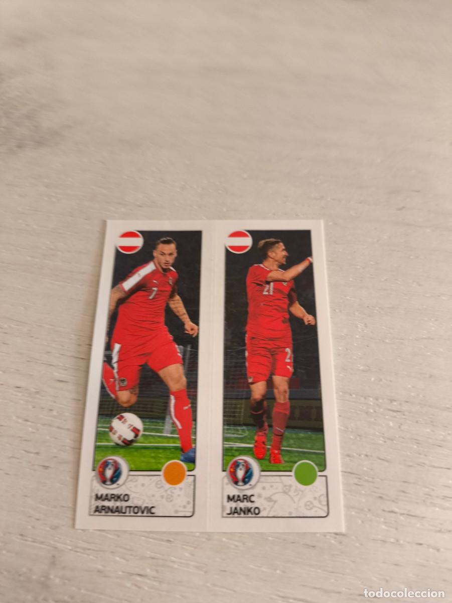 Cromos de F&uacute;tbol: 654 Marko Arnautovic / Marc Janko AUSTRIA PANINI EUROCOPA EURO FRANCIA 2016 NO LIGA ESTE