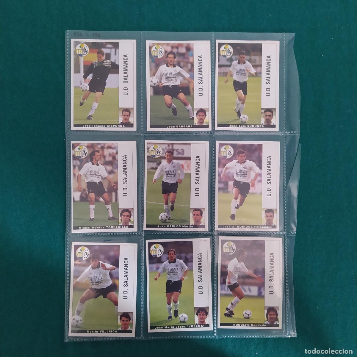 Football Stickers: 9 CROMOS LIGA PANINI 1995 1996 95 96 SALAMANCA