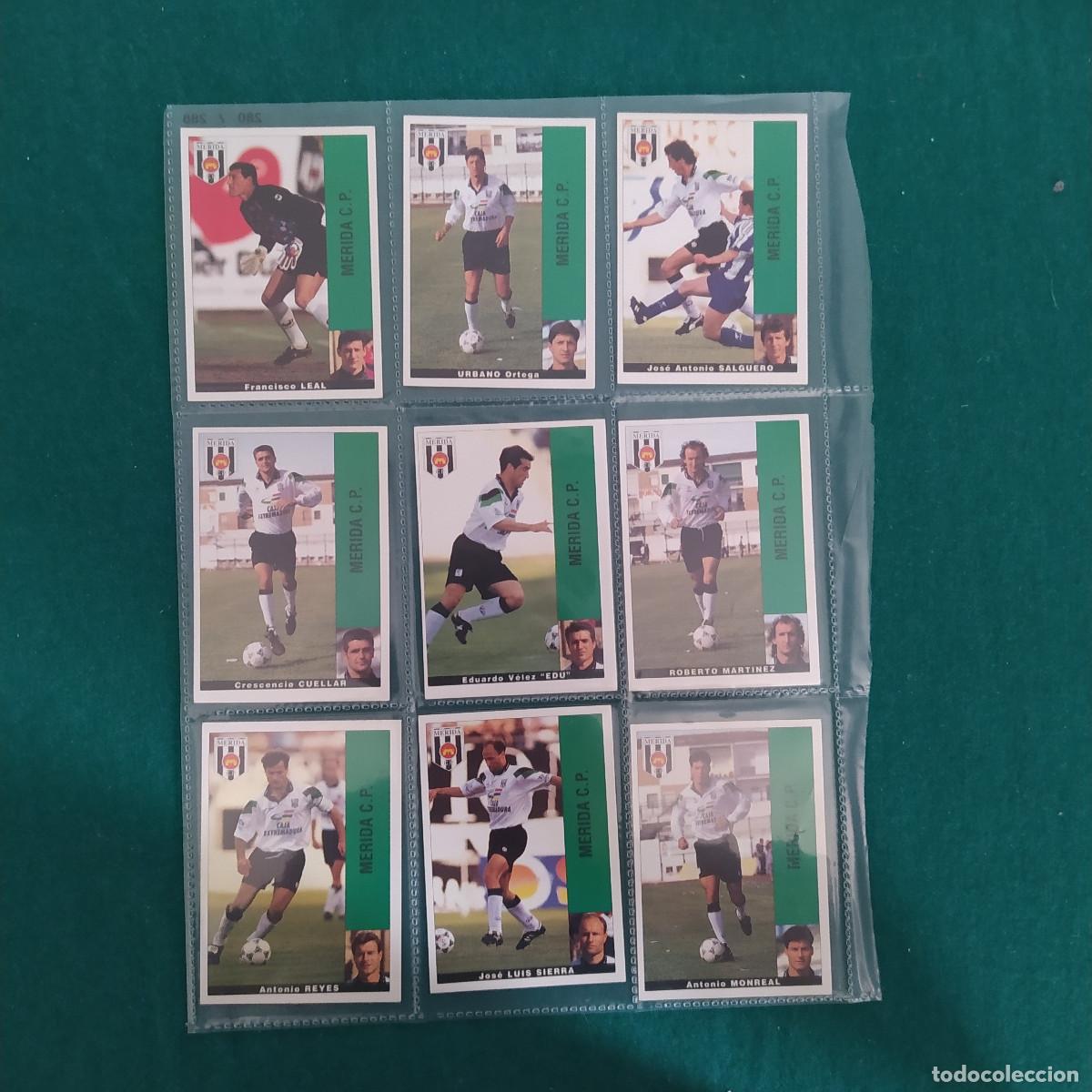 Figurine di Calcio: 9 CROMOS LIGA PANINI 1995 1996 95 96 MERIDA