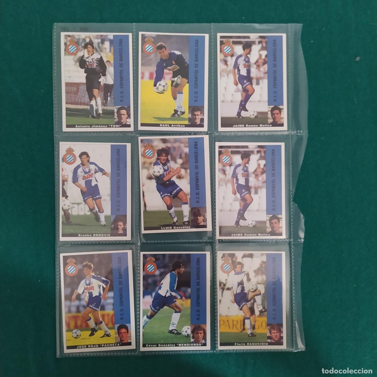 Cromos de F&uacute;tbol: 9 CROMOS LIGA PANINI 1995 1996 95 96 ESPA&Ntilde;OL