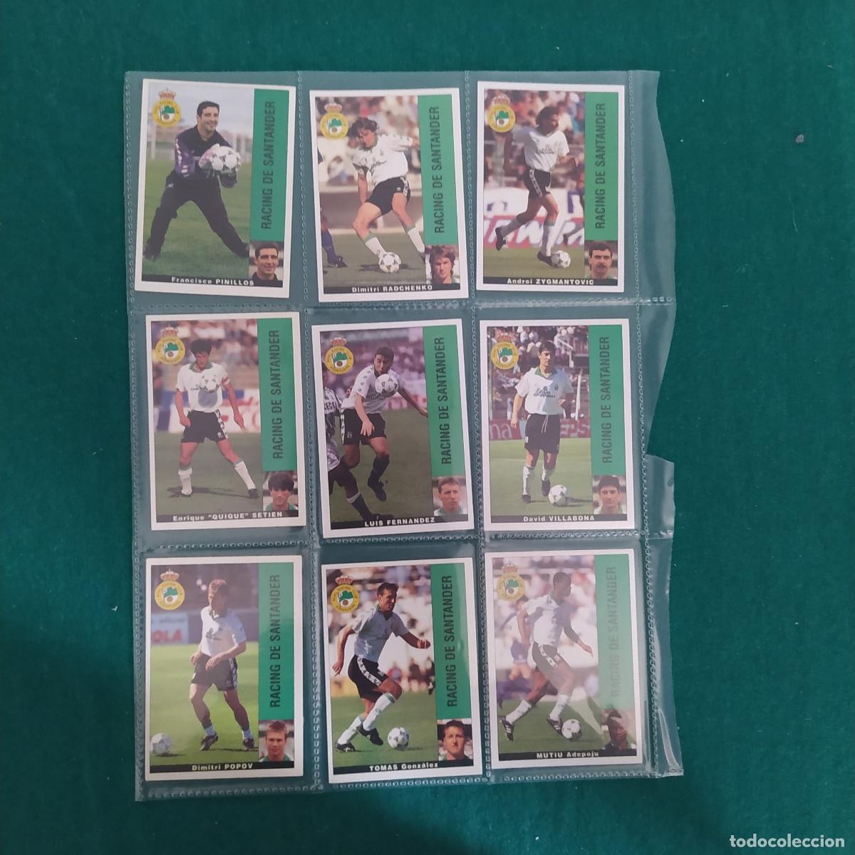 Cromos de F&uacute;tbol: 9 CROMOS LIGA PANINI 1995 1996 95 96 SANTANDER