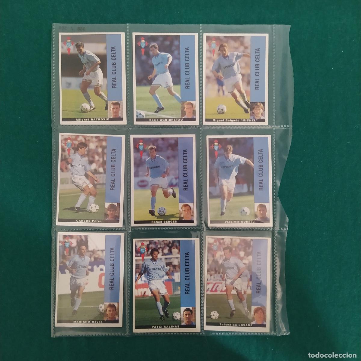Football Stickers: 9 CROMOS LIGA PANINI 1995 1996 95 96 CELTA