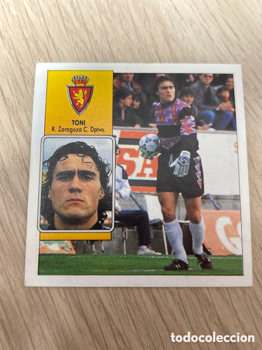 Cromos de F&uacute;tbol: TONI ZARAGOZA FICHAJE 14 LIGA ESTE 1992 1993 92 93 NUNCA PEGADO SIN PEGAR