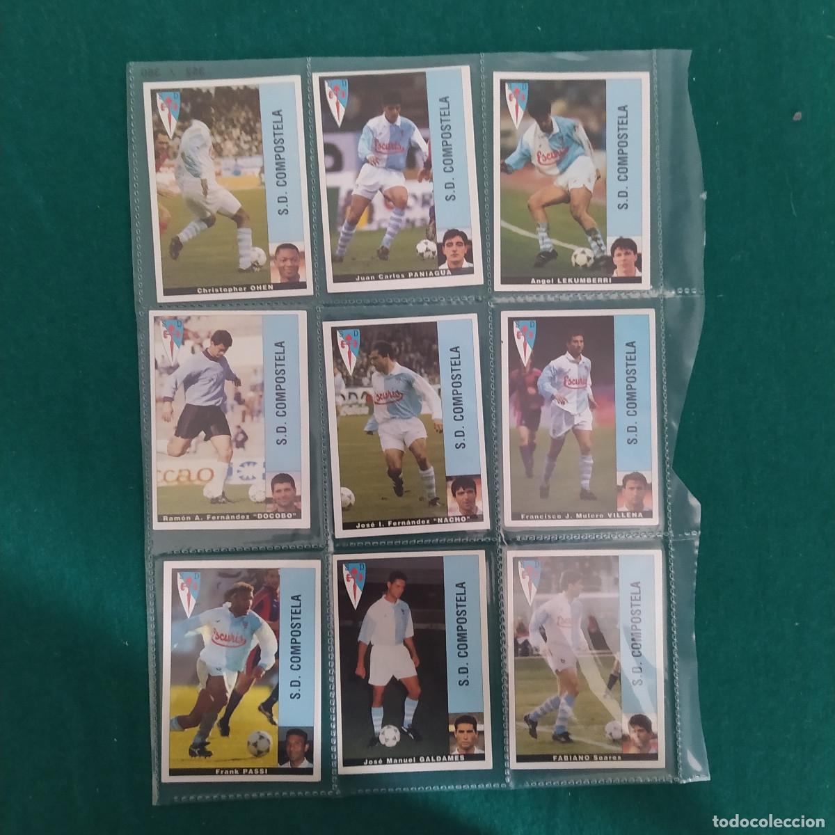 Football Stickers: 9 CROMOS LIGA PANINI 1995 1996 95 96 COMPOSTELA