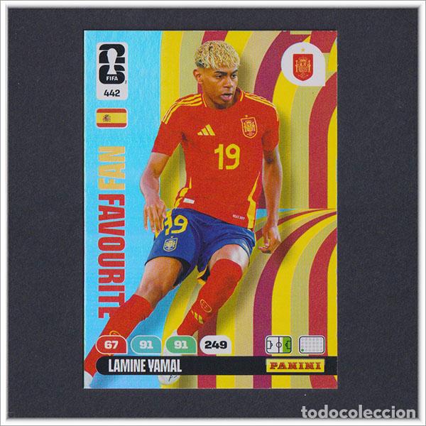 Cromos de F&uacute;tbol: ADRENALYN XL FIFA WORLD CUP 2026 26 PANINI LAMINE YAMAL 442 FAN FAVOURITE ESPA&Ntilde;A MUNDIAL COLECCI&Oacute;N