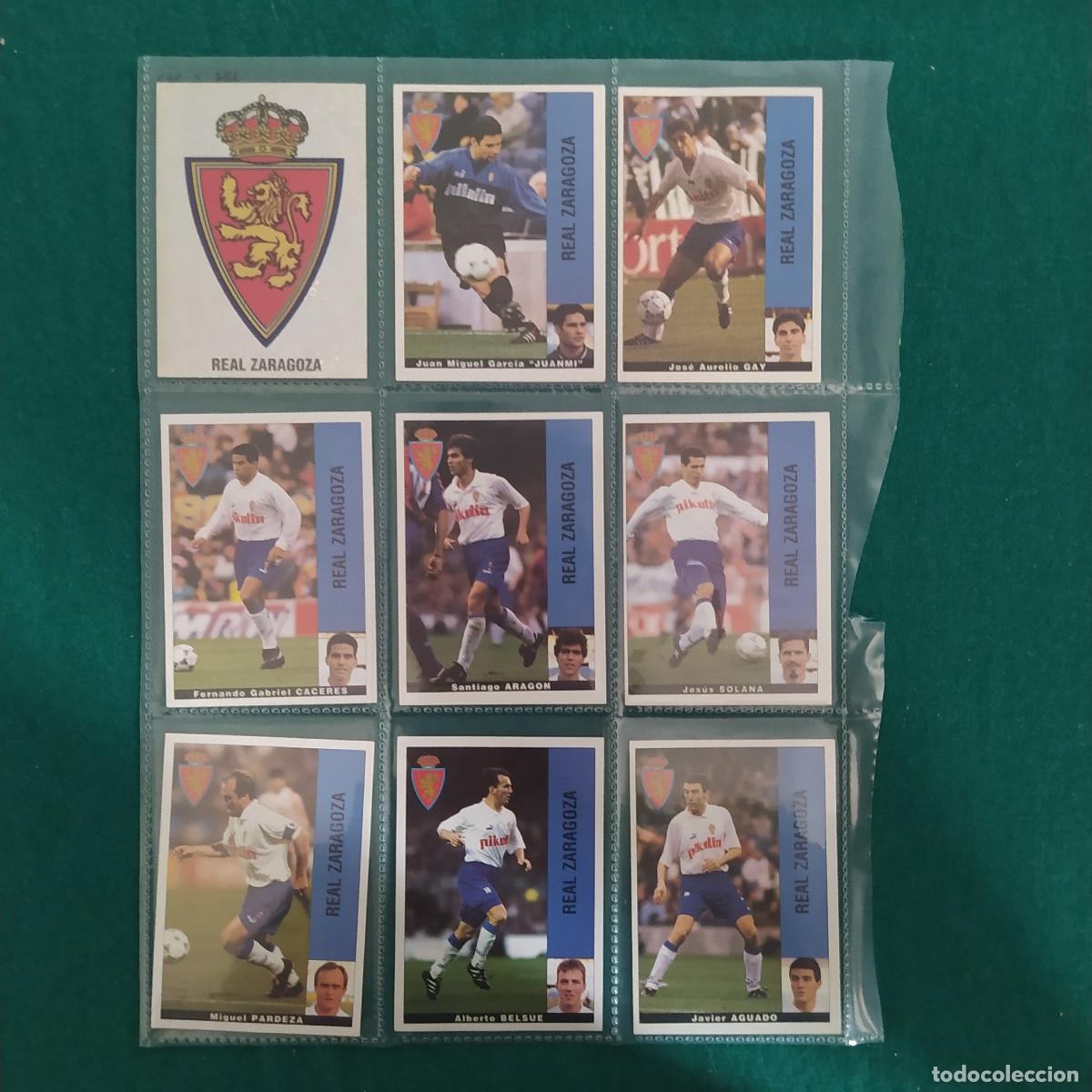 Football Stickers: 9 CROMOS LIGA PANINI 1995 1996 95 96 ZARAGOZA