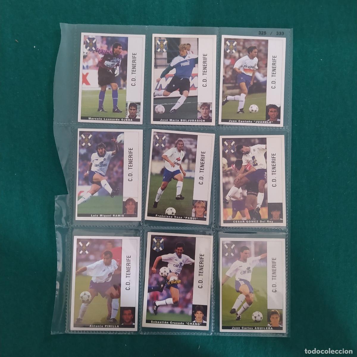 Football Stickers: 9 CROMOS LIGA PANINI 1995 1996 95 96 TENERIFE