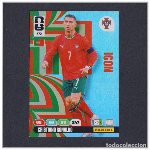 Cartes &agrave; collectionner de Football: ADRENALYN XL FIFA WORLD CUP 2026 26 PANINI CRISTIANO RONALDO 372 ICON PORTUGAL MUNDIAL COLECCI&Oacute;N