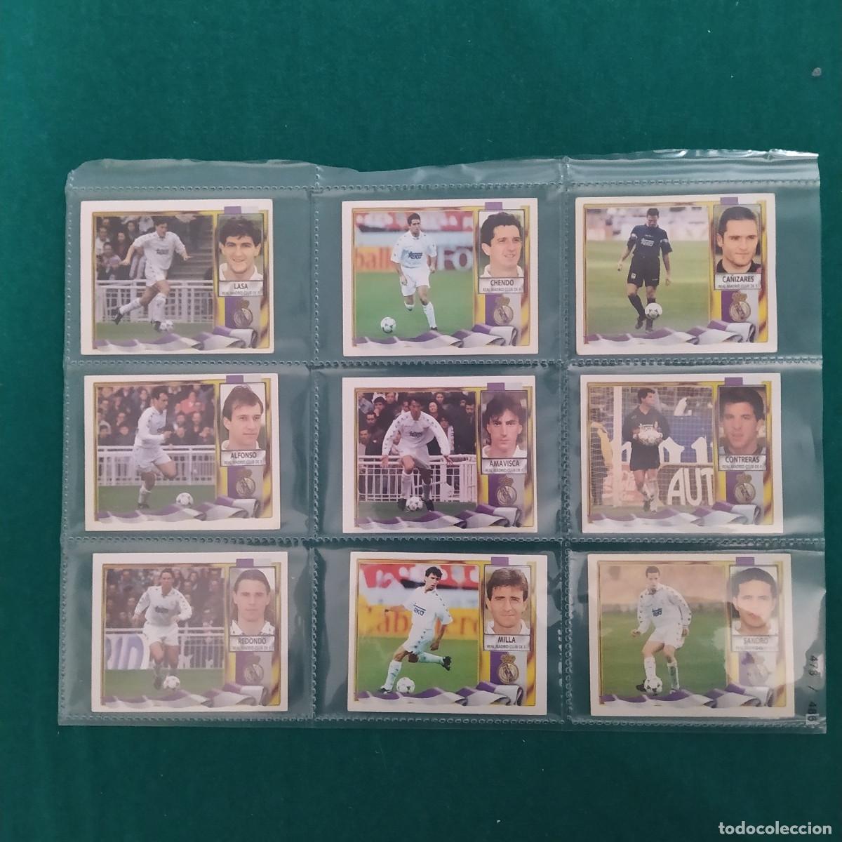 Football Stickers: 9 CROMOS LIGA ESTE 1995 1996 95 96 MADRID