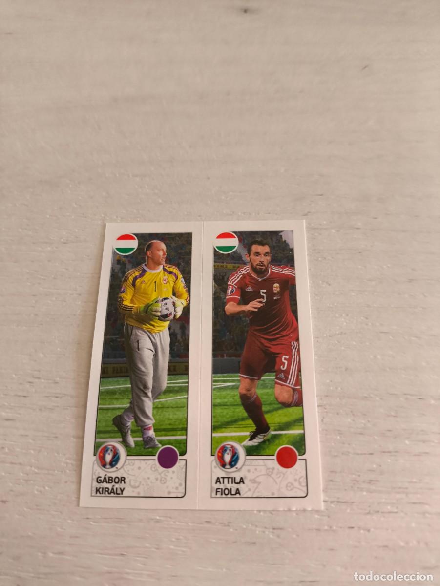 Cromos de F&uacute;tbol: 656 G&aacute;bor Kir&aacute;ly / Attila Fiola HUNGRIA PANINI EUROCOPA EURO FRANCIA 2016 NO LIGA ESTE