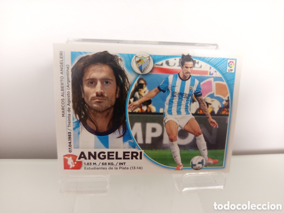 Fu&szlig;ball-Sticker: ❇️ CROMO ⚽ ANGELERI M&Aacute;LAGA 14 15 2014 2015 ESTE PANINI SIN PEGAR ❇️