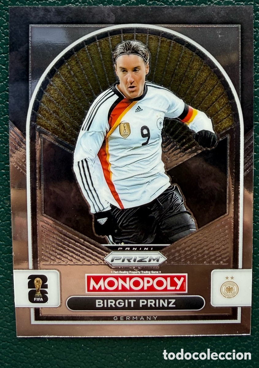 Cromos de F&uacute;tbol: 88 BIRGIT PRINZ ALEMANIA FICHAS ALBUM PANINI FIFA WORLD CUP MUNDIAL 2026 MONOPOLY PRIZM