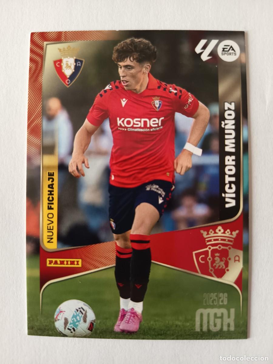 Cartes &agrave; collectionner de Football: ROOKIE CARD 455 V&Iacute;CTOR MU&Ntilde;OZ OSASUNA MADRID NUEVO FICHAJE LIGA MEGACRACKS MGK 2025 2026 25 26 PANINI
