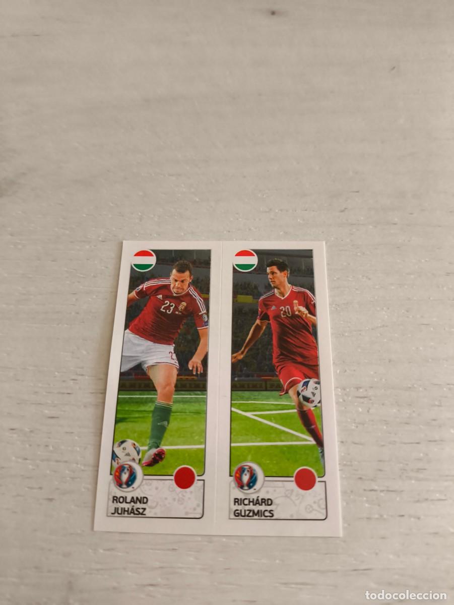 Cartes &agrave; collectionner de Football: 657 Roland Juh&aacute;sz / Rich&aacute;rd Guzmics HUNGRIA PANINI EUROCOPA EURO FRANCIA 2016 NO LIGA ESTE