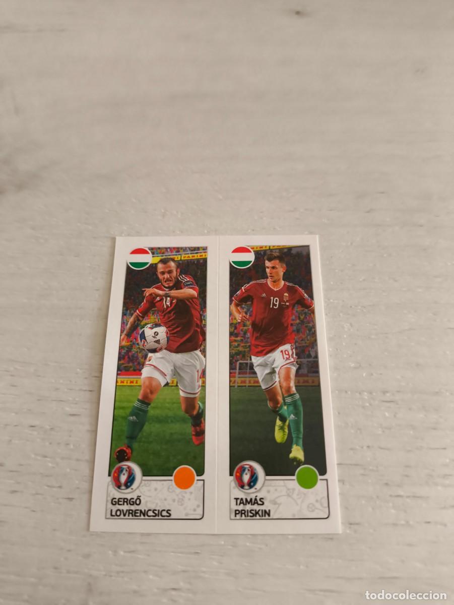 Cromos de Futebol: 660 Gergő Lovrencsics / Tam&aacute;s Priskin HUNGRIA PANINI EUROCOPA EURO FRANCIA 2016 NO LIGA ESTE