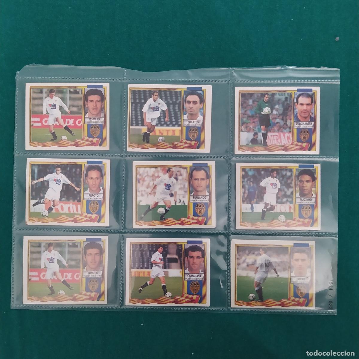 Football Stickers: 9 CROMOS LIGA ESTE 1995 1996 95 96 VALENCIA