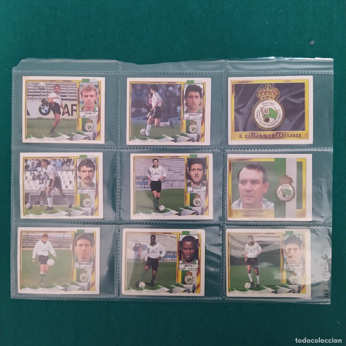 Football Stickers: 9 CROMOS LIGA ESTE 1995 1996 95 96 SANTANDER
