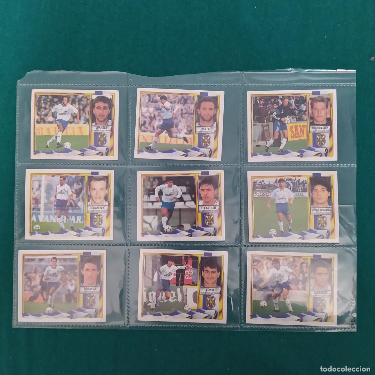 Football Stickers: 9 CROMOS LIGA ESTE 1995 1996 95 96 TENERIFE