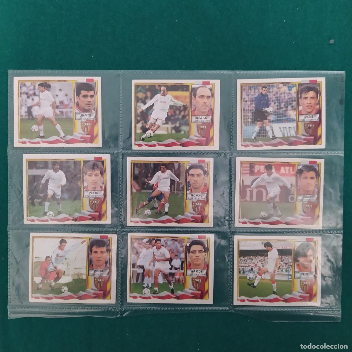 Football Stickers: 9 CROMOS LIGA ESTE 1995 1996 95 96 SEVILLA