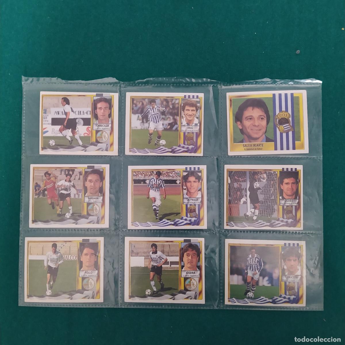 Cromos de F&uacute;tbol: 9 CROMOS LIGA ESTE 1995 1996 95 96 REAL SOCIEDAD SALAMANCA