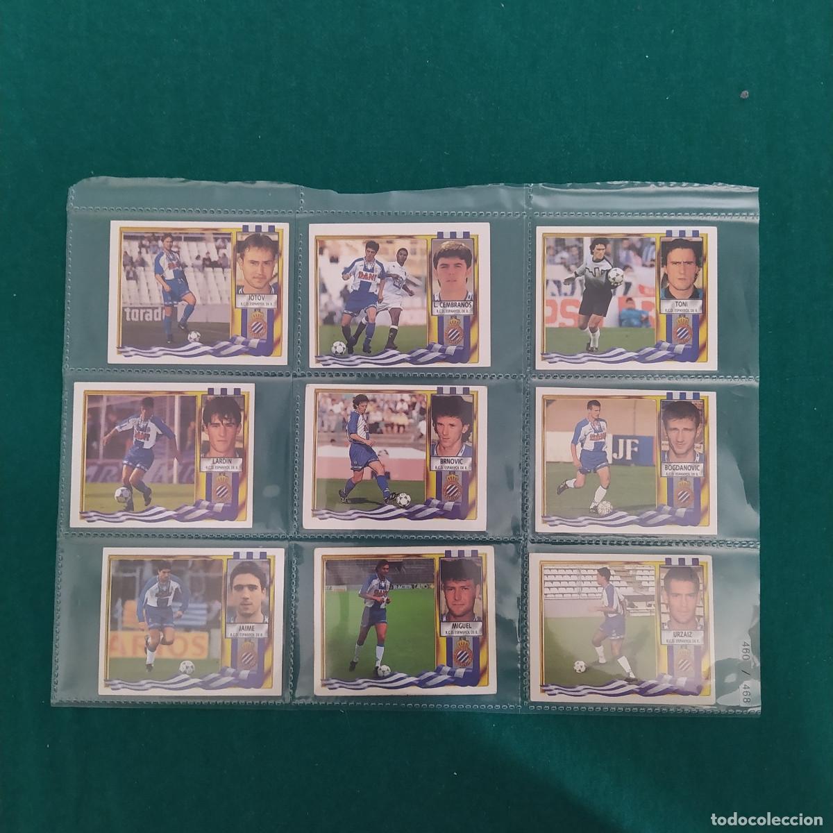 Football Stickers: 9 CROMOS LIGA ESTE 1995 1996 95 96 ESPA&Ntilde;OL