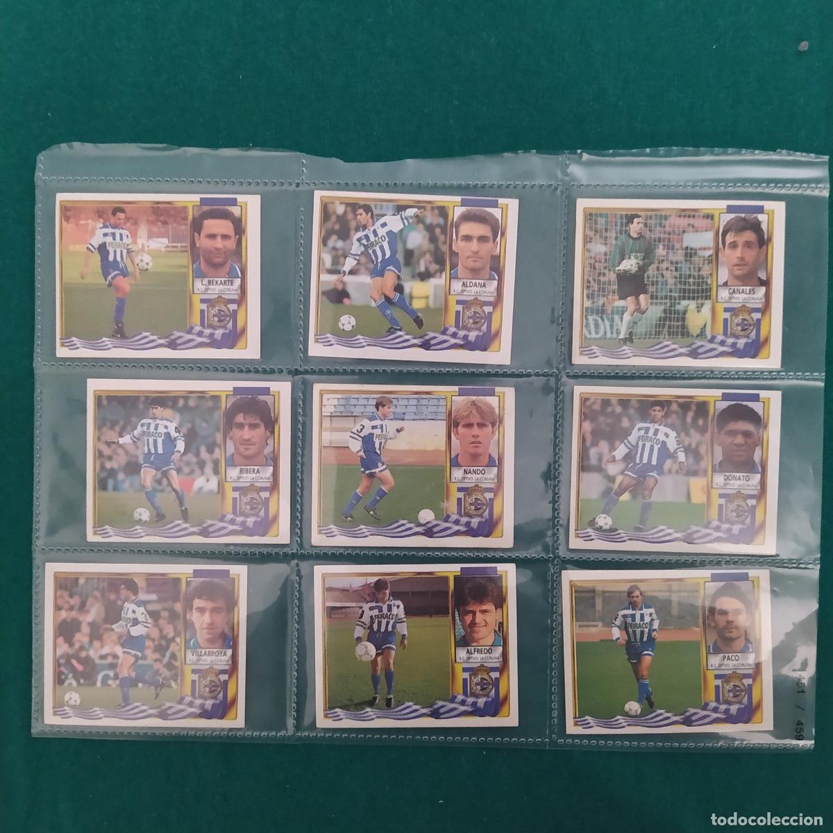 Football Stickers: 9 CROMOS LIGA ESTE 1995 1996 95 96 DEPORTIVO LA CORU&Ntilde;A