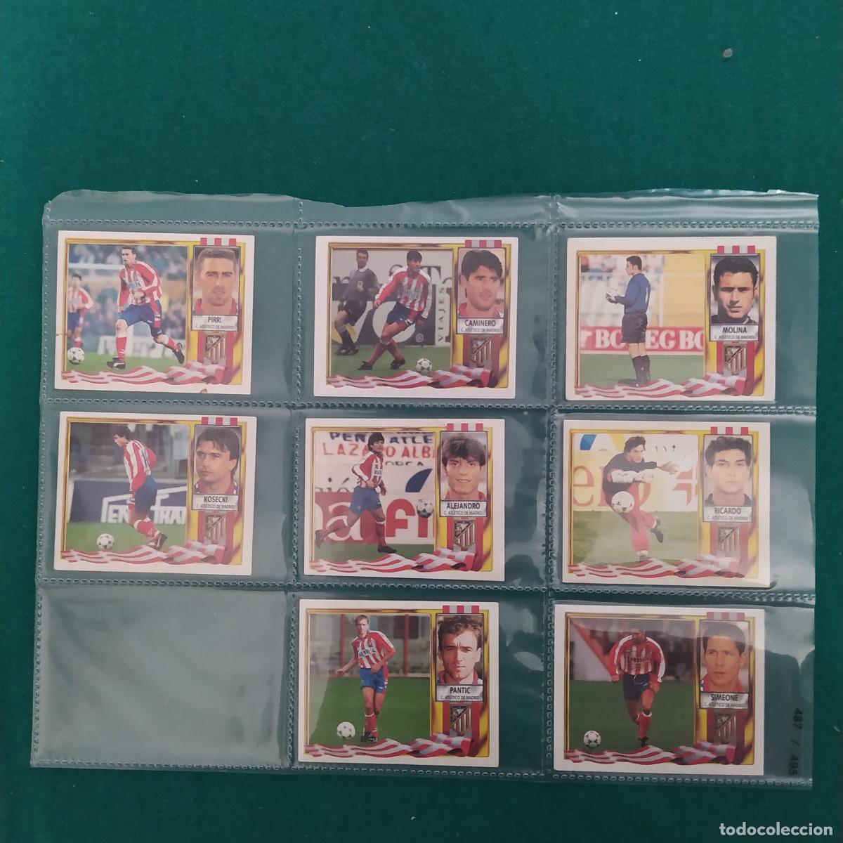 Football Stickers: 8 CROMOS LIGA ESTE 1995 1996 95 96 ATLETICO MADRID