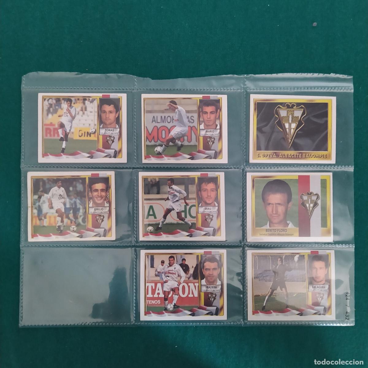 Football Stickers: 8 CROMOS LIGA ESTE 1995 1996 95 96 ALBACETE