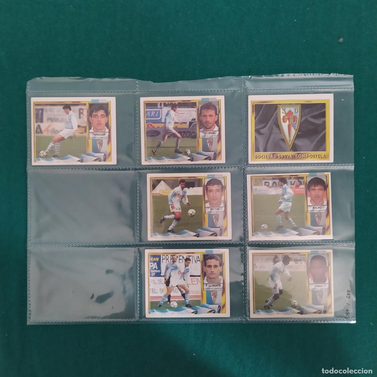 Football Stickers: 7 CROMOS LIGA ESTE 1995 1996 95 96 COMPOSTELA