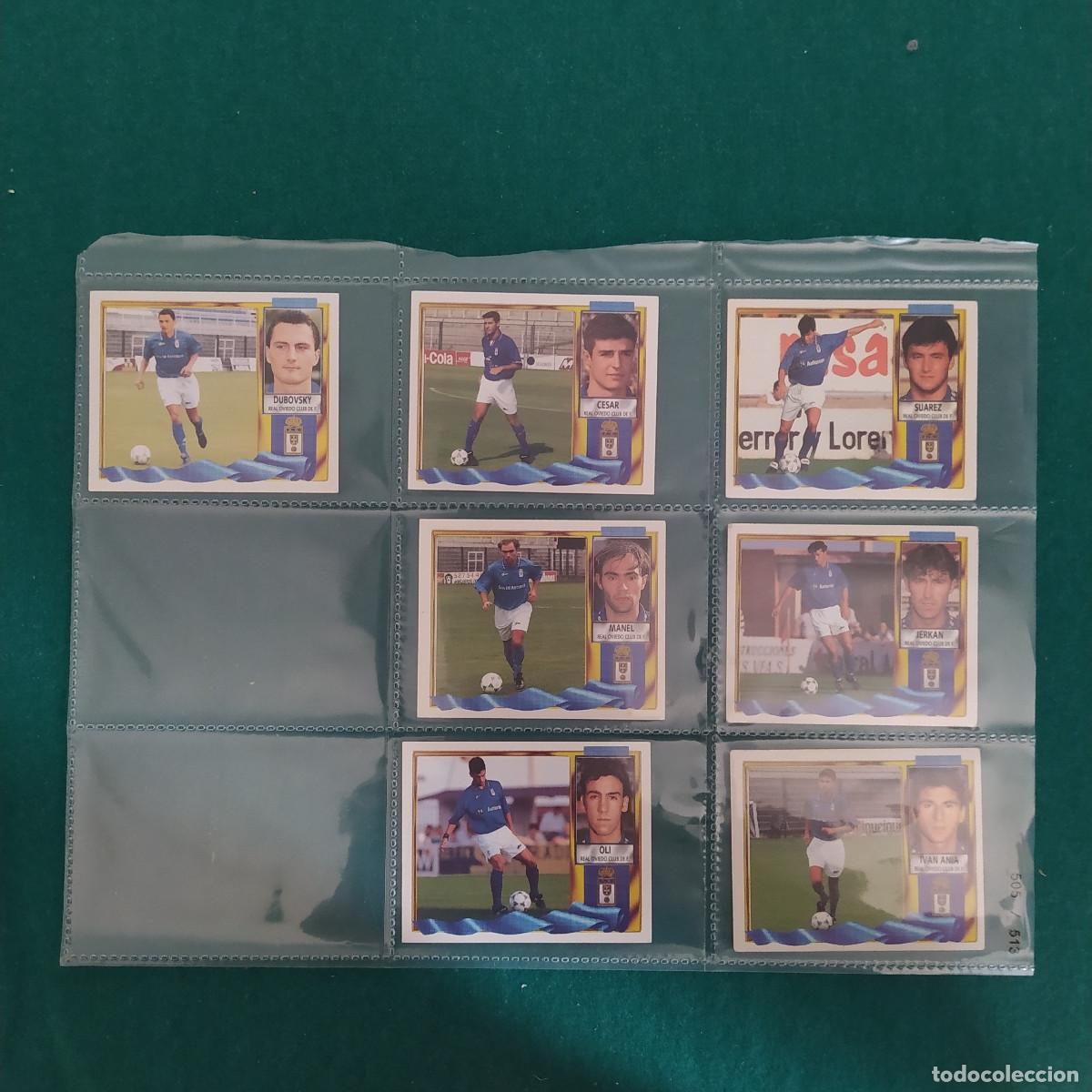 Football Stickers: 7 CROMOS LIGA ESTE 1995 1996 95 96 OVIEDO