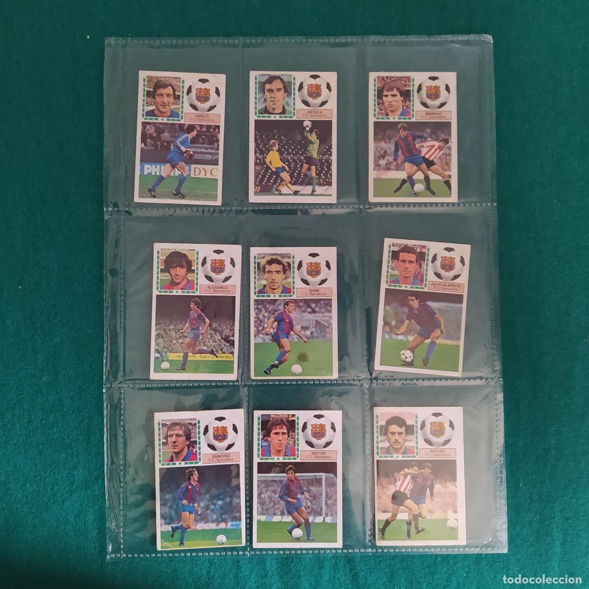 Football Stickers: 9 CROMOS LIGA ESTE 1983 1984 83 84 BARCELONA DESPEGADO
