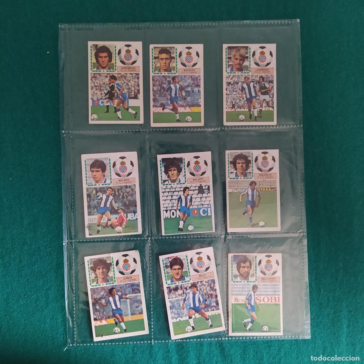 Football Stickers: 9 CROMOS LIGA ESTE 1983 1984 83 84 ESPA&Ntilde;OL DESPEGADO