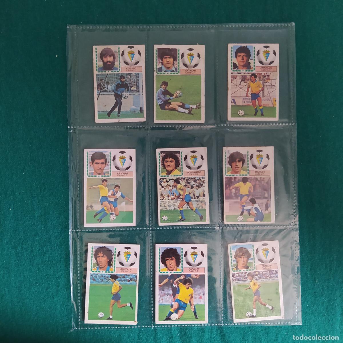 Football Stickers: 9 CROMOS LIGA ESTE 1983 1984 83 84 CADIZ DESPEGADO