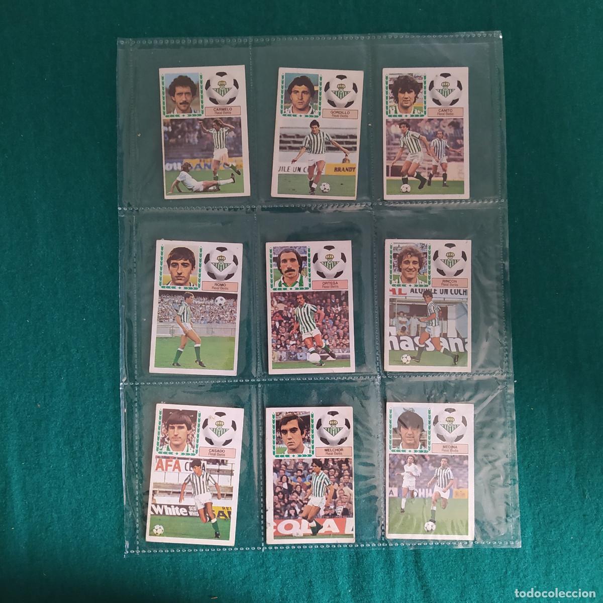 Cromos de F&uacute;tbol: 9 CROMOS LIGA ESTE 1983 1984 83 84 BETIS DESPEGADO