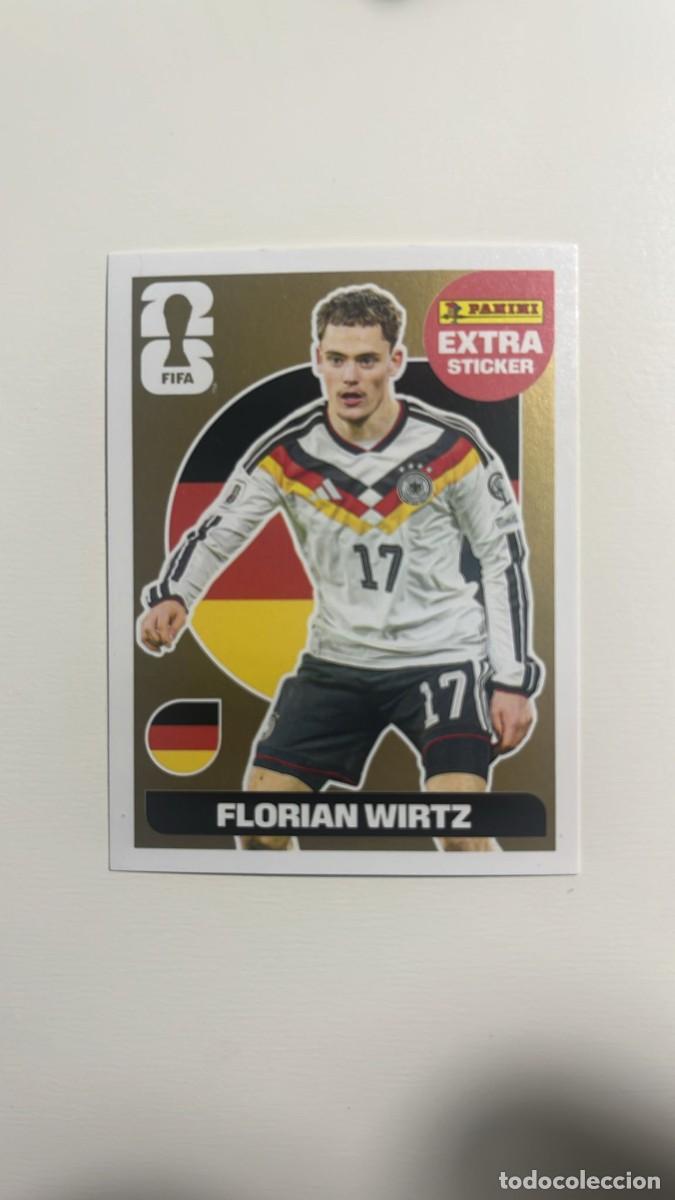 Fu&szlig;ball-Sticker: Extra sticker gold florian wirtz