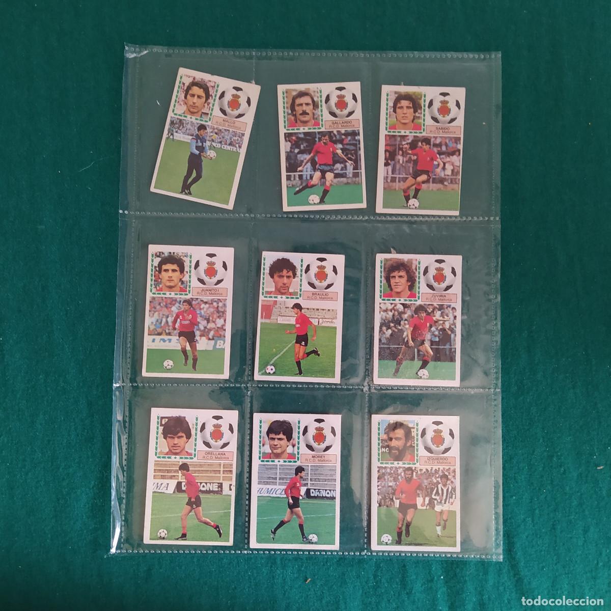Cromos de F&uacute;tbol: 9 CROMOS LIGA ESTE 1983 1984 83 84 MALLORCA DESPEGADO