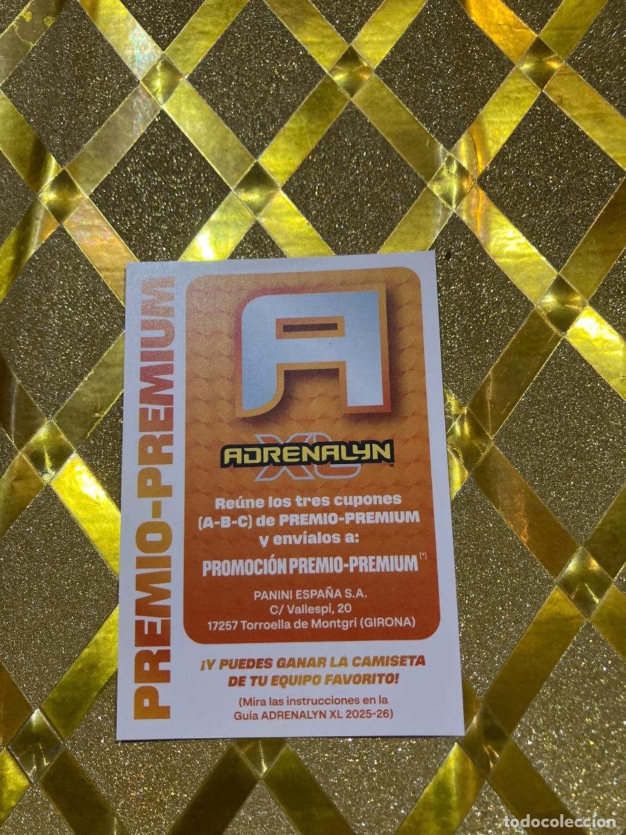 Cromos de F&uacute;tbol: CROMO DE FUTBOL LETRA A PREMIO PREMIUM ADRENALYN 2025 2026 PANINI !