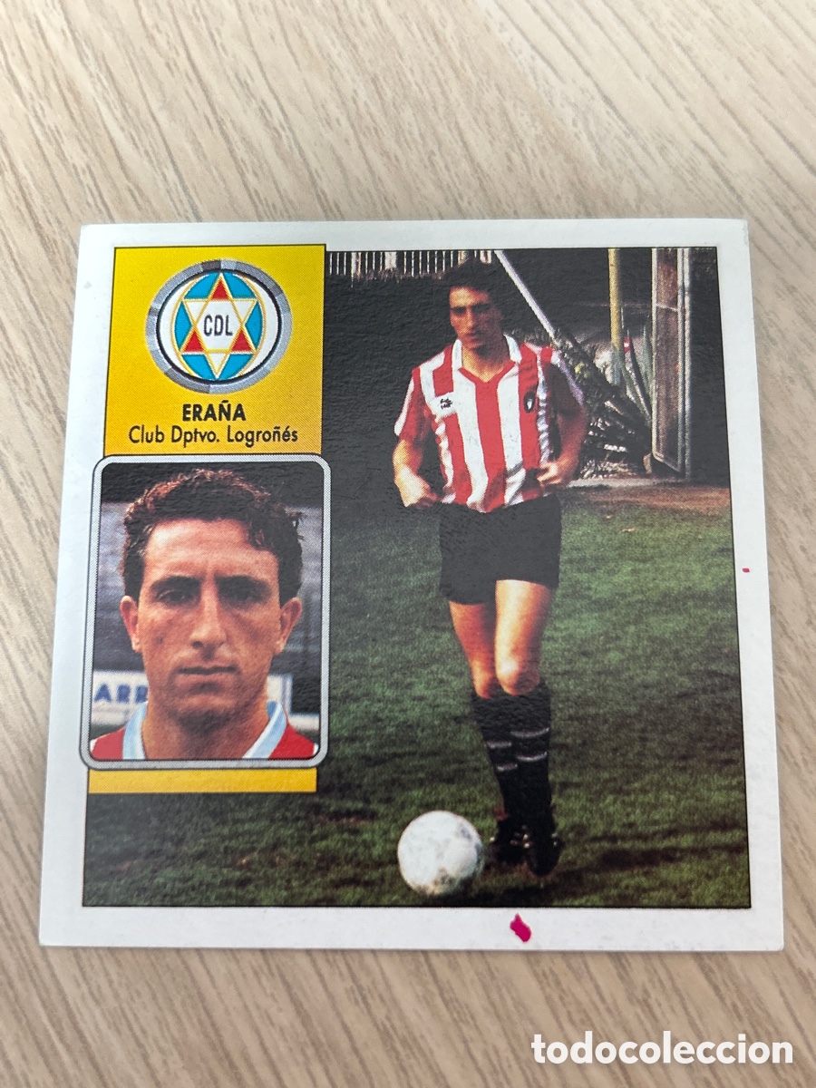Cromos de F&uacute;tbol: ERA&Ntilde;A LOGRO&Ntilde;&Eacute;S FICHAJE 16 LIGA ESTE 1992 1993 92 93 NUNCA PEGADO SIN PEGAR