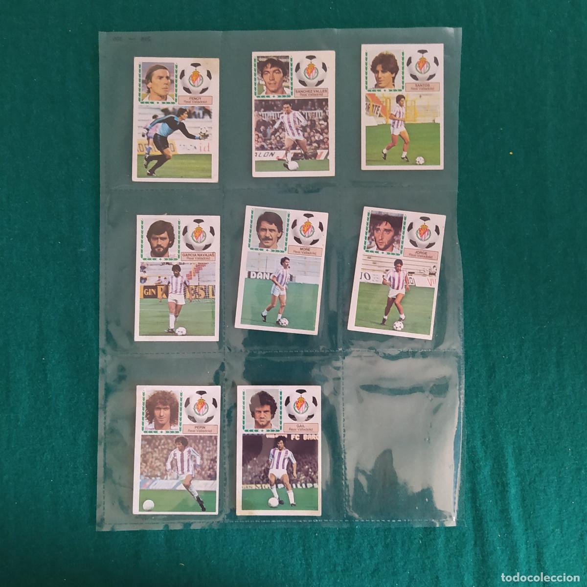 Cromos de F&uacute;tbol: 8 CROMOS LIGA ESTE 1983 1984 83 84 VALLADOLID DESPEGADO