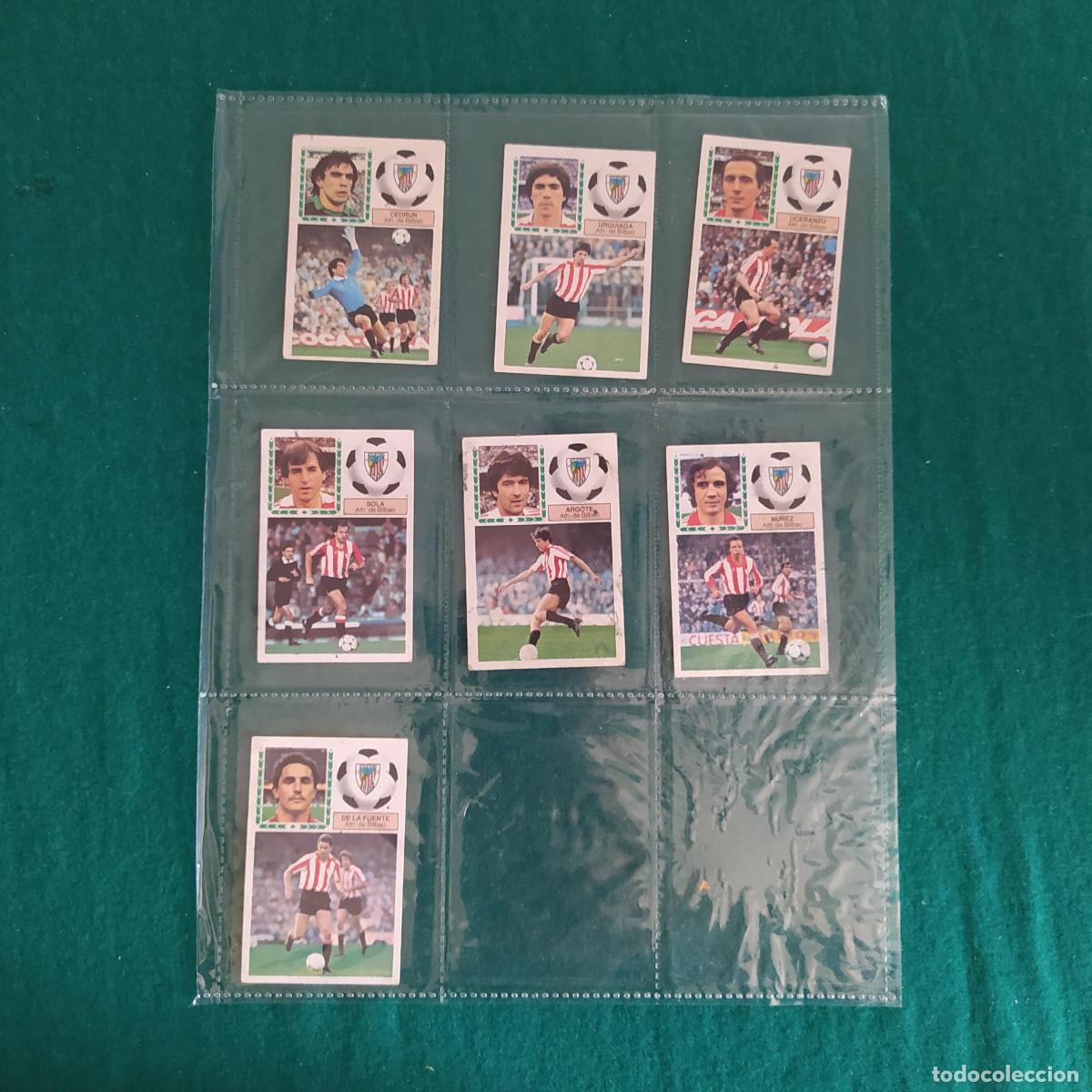 Cromos de F&uacute;tbol: 7 CROMOS LIGA ESTE 1983 1984 83 84 BILBAO DESPEGADO