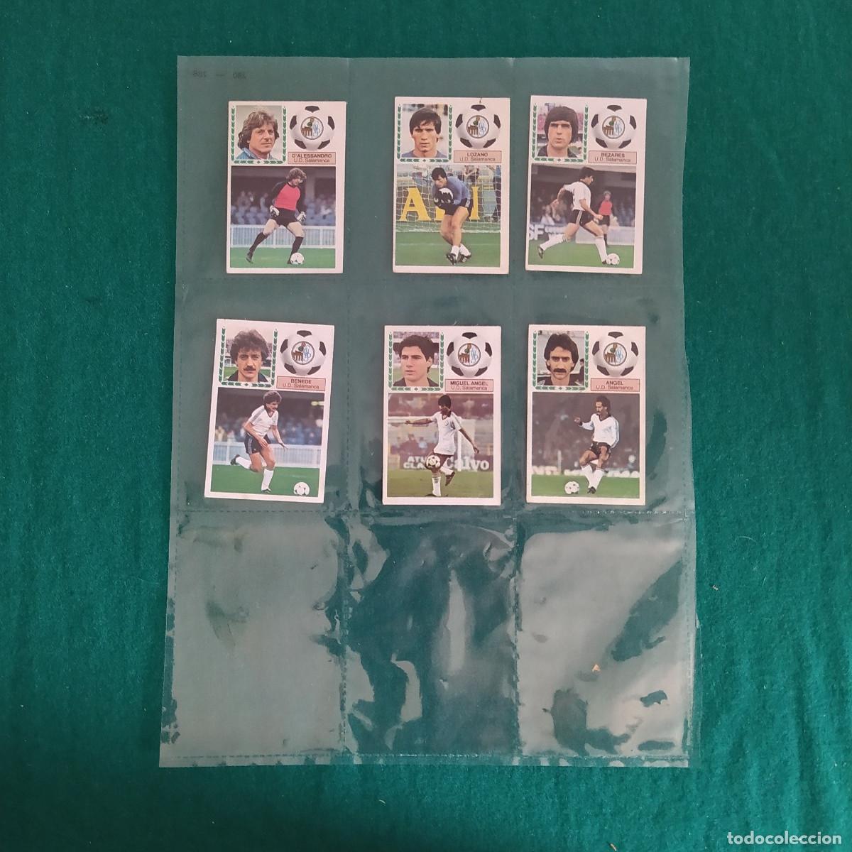 Cromos de F&uacute;tbol: 6 CROMOS LIGA ESTE 1983 1984 83 84 SALAMANCA DESPEGADO