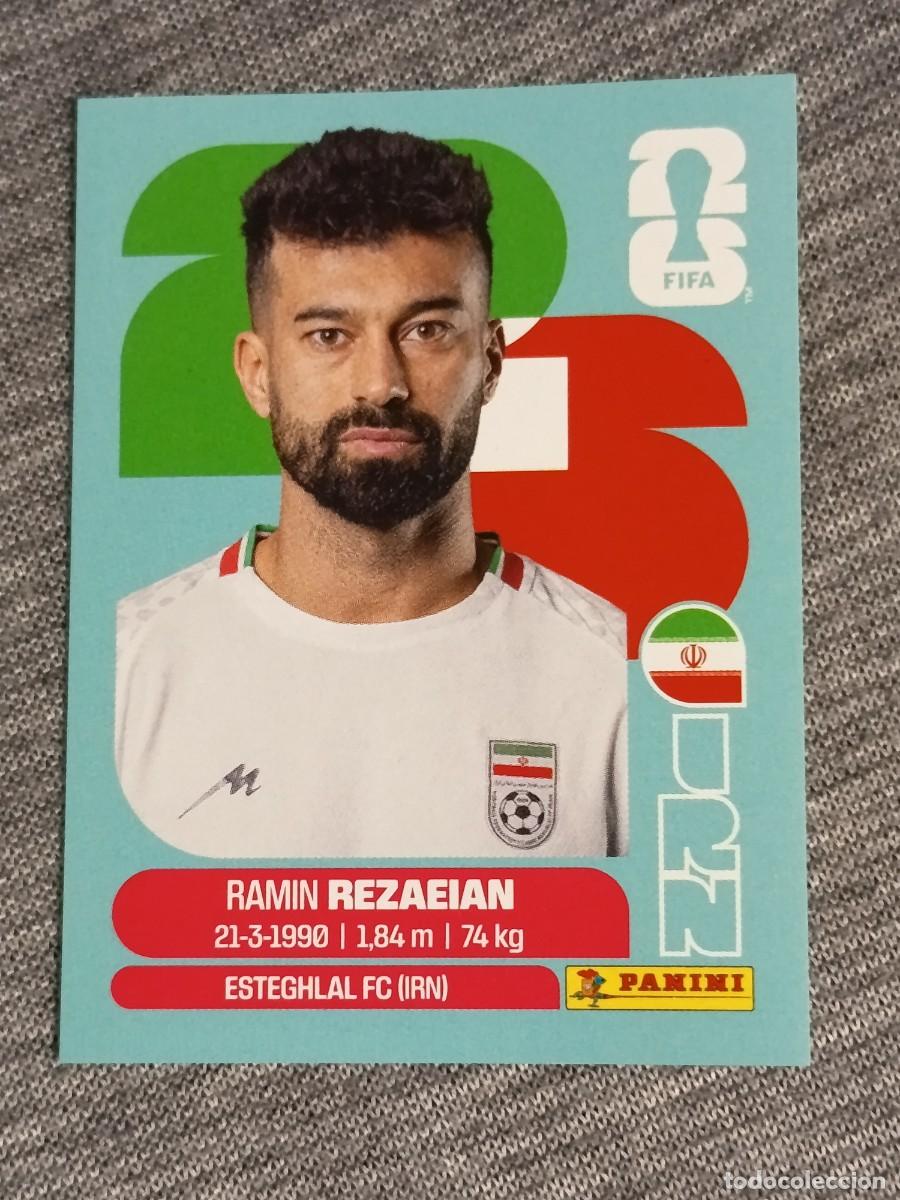 Cromos de F&uacute;tbol: REZAEIAN IRN 7 STICKER MUNDIAL 2026 PANINI FIFA WORLD CUP NUEVO