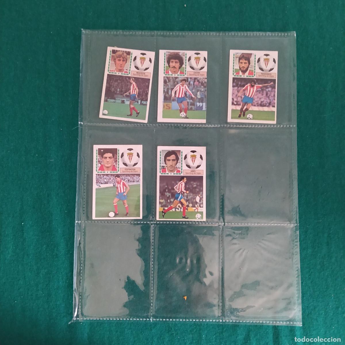 Cromos de F&uacute;tbol: 5 CROMOS LIGA ESTE 1983 1984 83 84 GIJON DESPEGADO